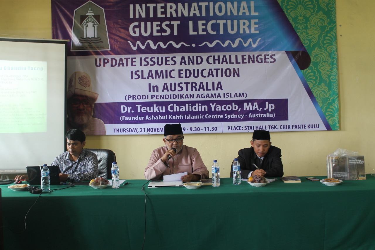 STAI Tgk Chik Pante Kulu Gelar International Guest Lecture   